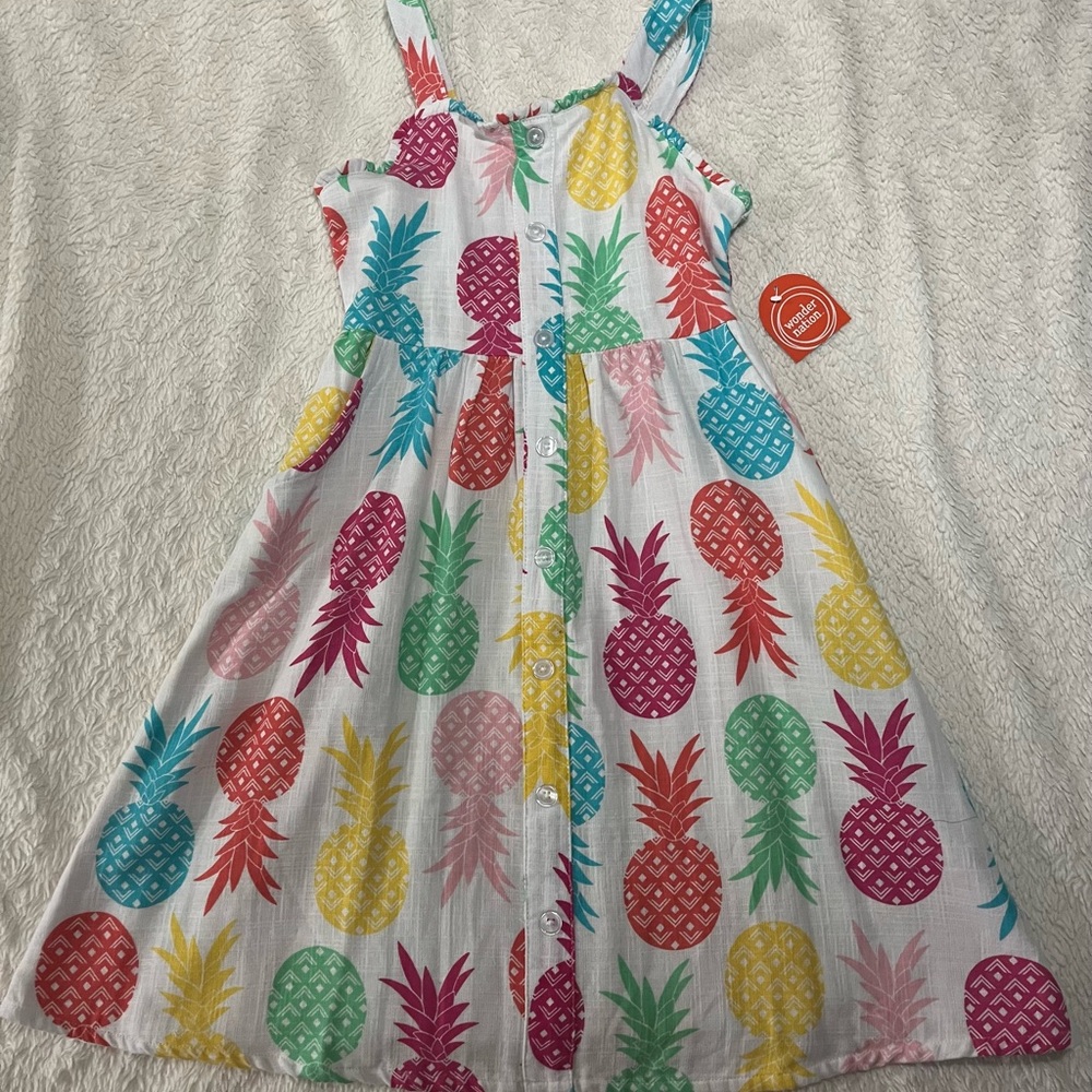 Girls summer dress size 7-8